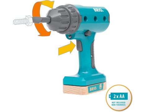 Zestaw BRIO BUILDER 34600 Wiertarka na baterie - 10