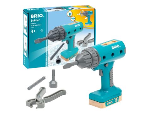 Zestaw BRIO BUILDER 34600 Wiertarka na baterie