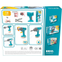 Zestaw BRIO BUILDER 34600 Wiertarka na baterie - 6