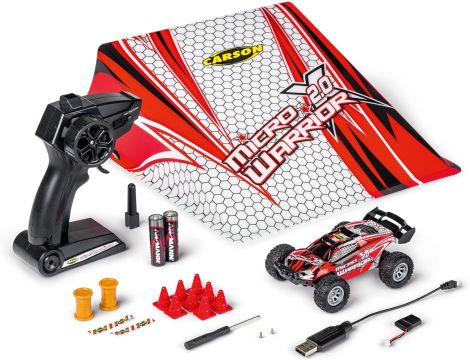 Carson 500404225 1:32 Micro X-Warrior SAMOCHÓD