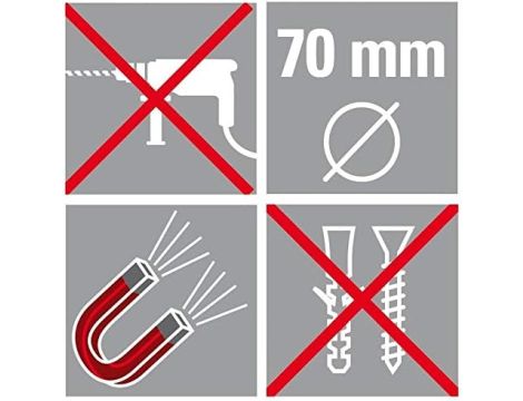 Uchwyt magnetyczny do czujki dymu czujki ognia średnica 70 mm UNITEC - 5