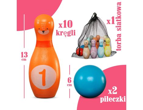 Pink Papaya Gra w kręgle dla dzieci - 3