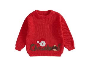 Dziecięcy sweter z haftem