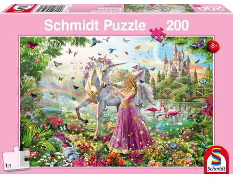 Beautiful Fairy in the Magic Forest 200 Pieces Children's Puzzle