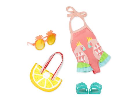 Glitter Girls GG50111Z 14” Doll Parrot Swimsuit Ou