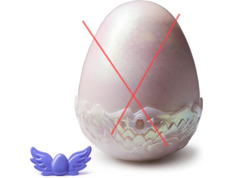 Magiczne Jajo -Smoki Hatchimals Alive  1szt - 4