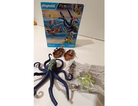 PLAYMOBIL PIRATES 71419 WALKA Z GIGANTYCZNĄ OŚMIORNICĄ - 5