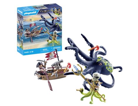PLAYMOBIL PIRATES 71419 WALKA Z GIGANTYCZNĄ OŚMIORNICĄ