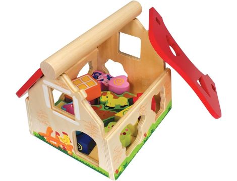 Sorter Eichorn domek drewniany 18 x 17,5 x 18 cm - 3