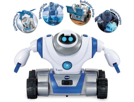 VTech V-Bot – robot 5 w 1 z silnikami i ekscytującymi misjami - 2