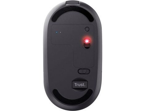 Mysz bezprzewodowa PUCK z Bluetooth lub 2,4 GHz czarna Trust - 3