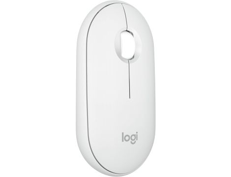 Mysz bezprzewodowa Logitech Pebble Mouse 2 M350s optyczna biała K14 - 2