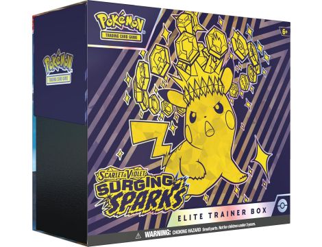 Pokemon Scarlet & Violet Surging Sparks Top Trainer Box - Niemiecki! - 3