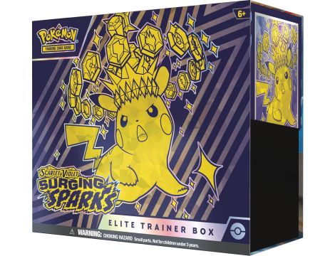 Pokemon Scarlet & Violet Surging Sparks Top Trainer Box - Niemiecki! - 4