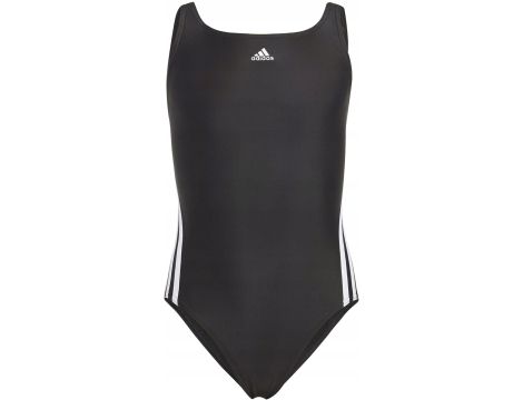 Adidas strój jednoczęściowy rozmiar 170 S GOŁE WYCIĘTE PLECY CZARNY PASKI - 2