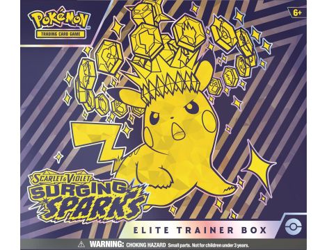 Pokemon Scarlet & Violet Surging Sparks Top Trainer Box - Niemiecki! - 5