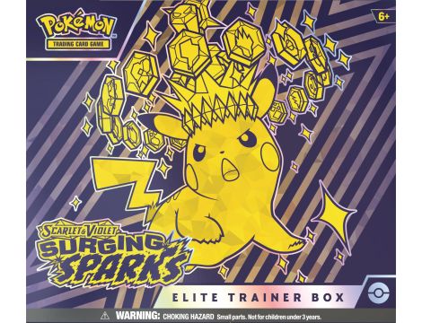 Pokemon Scarlet & Violet Surging Sparks Top Trainer Box - Niemiecki!