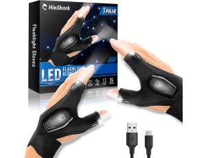 Rękawice z latarką z diodami LED Hinshark - image 2