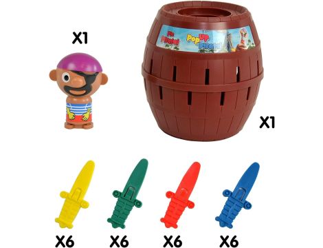 Tomy gra zręcznościowa Beczka Pirata OPIS! - 3