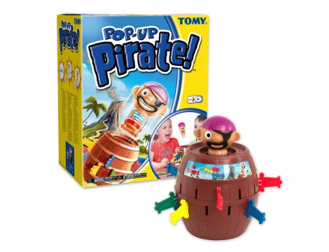 Tomy gra zręcznościowa Beczka Pirata OPIS!