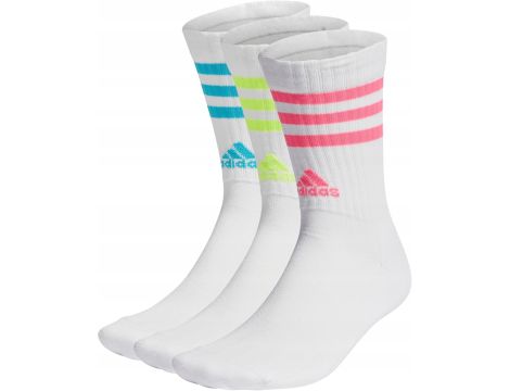 Adidas Skarpety Crew Uniseks 3-Stripes Cushioned Crew Socks 3 Pairs XXL - 3