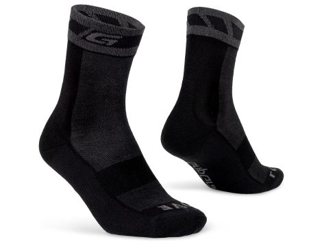 Skarpety rowerowe GripGrab Merino Winter Socks S 38-41, Czarne