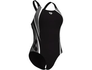 ARENA One Piece Swimsuit  Women's Swim Pro Back Graphic 46 Czarno-biały - image 2