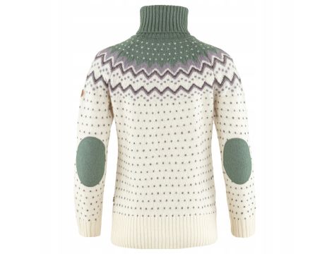 Damski sweter wełniany golf Fjallraven Ovik Knit Roller Neck S - 3
