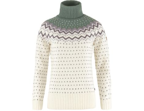 Damski sweter wełniany golf Fjallraven Ovik Knit Roller Neck S