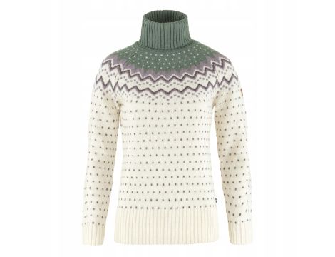 Damski sweter wełniany golf Fjallraven Ovik Knit Roller Neck S - 2