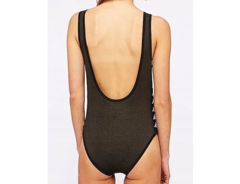 Kappa  Body suit T-Shirt brąz/czarny standard dla kobiet r. S - 3