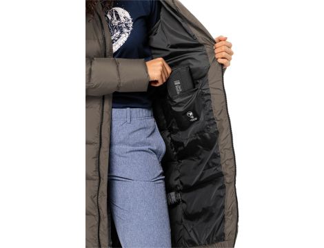 Kurtka puchowa rozmiar XS brązowa Jack Wolfskin - 5
