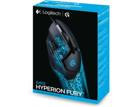 Myszka przewodowa Logitech G402 Hyperion Fury sensor optyczny - 9