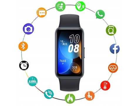 Zegarek czarny  Huawei Band 8 - 6