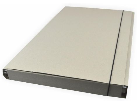 4 sztuk teczek z szarego kartonu - 2