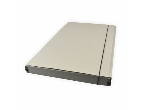 4 sztuk teczek z szarego kartonu