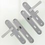 KOTARBAU® Klamka aluminiowa do drzwi 72mm srebrna - 8