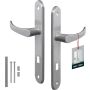 KOTARBAU® Klamka aluminiowa do drzwi 72mm srebrna - 3