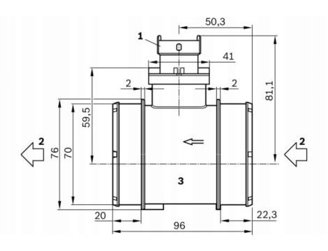 Bosch 0 281 006 054 Przepływomierz masowy powietrza - 9