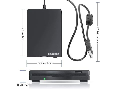 Zewnętrzna stacja dyskietek 3,5" Aelrsoch RQ-001 USB 3.0 - 3
