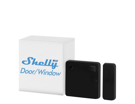 Shelly BLU Czujnik otwarcia drzwi okna Bluetooth Czarny