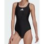 KOSTIUM KĄPIELOWY DAMSKI ADIDAS 3 BAR LOGO CZARNY HS1747 r 44 - 5