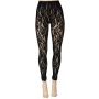 Smiffys 80s Lace Leggings, Black , 1980's Fancy Dress, 1980s Dress Up Acces - 4
