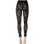 Smiffys 80s Lace Leggings, Black , 1980's Fancy Dress, 1980s Dress Up Acces - 5