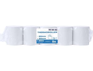 5 szt. rolek termicznych Premium 80 mm x 80 mm x 12 mm - image 2