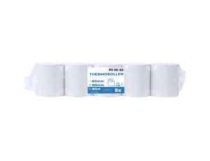 5 szt. rolek termicznych Premium 80 mm x 80 mm x 12 mm