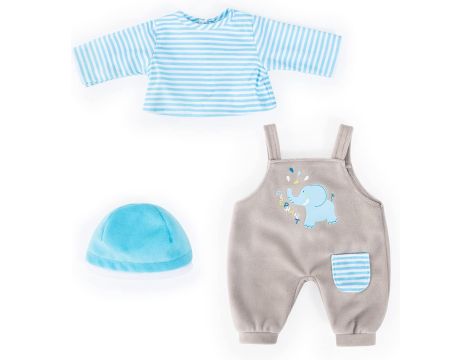 Dolls clothing for 16 to 18 inch, dungarees, top, cap, outfit elephant - 3