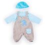 Dolls clothing for 16 to 18 inch, dungarees, top, cap, outfit elephant - 3