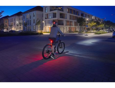 ZESTAW LAMPEK ROWEROWYCH LED Oświetlenie rowerowe FISCHER 50363 USB - 6