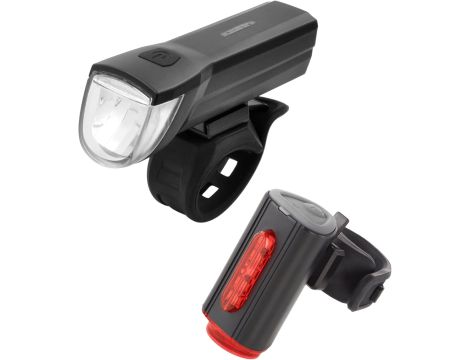 ZESTAW LAMPEK ROWEROWYCH LED Oświetlenie rowerowe FISCHER 50363 USB - 2